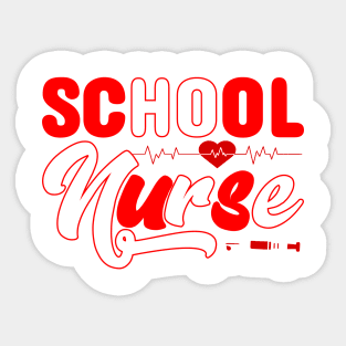 School Nurse Sticker